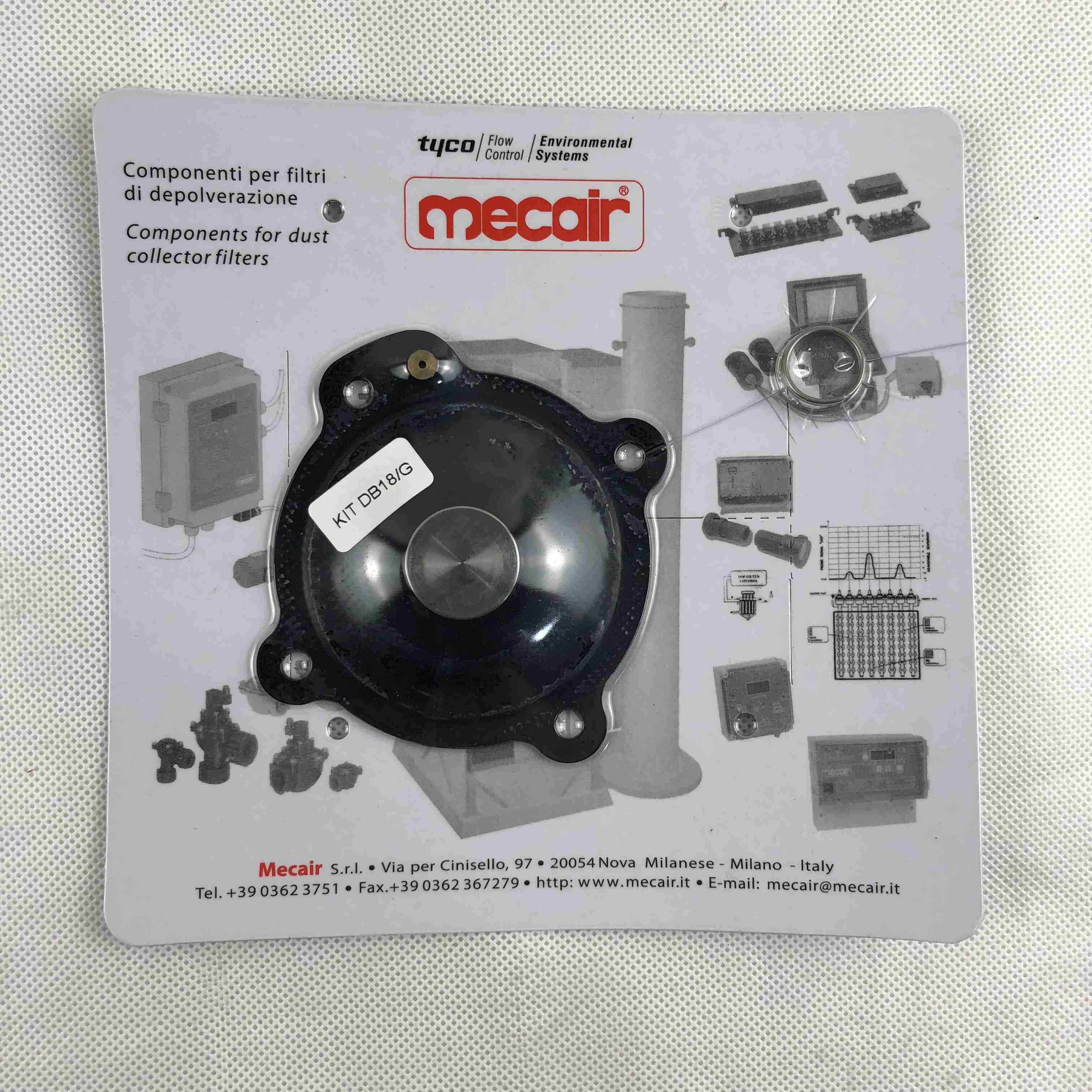 Mecair DB18M 1-inch diaphragm repair kit VEM608 VEM708 VNP608VNP708 pulse valve Nitrile rubber/fluororubber