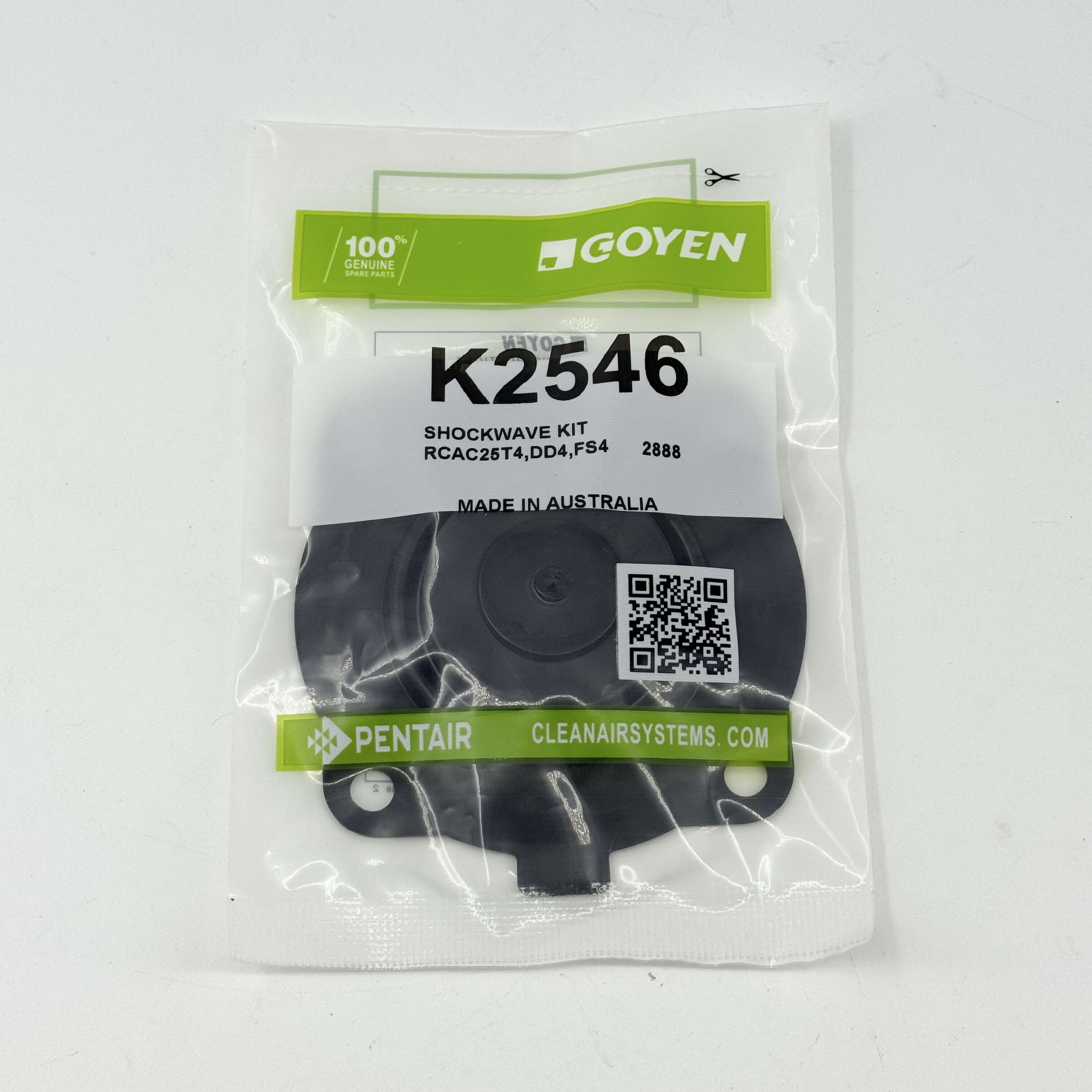GOYEN K2546 K2551 New Fourth Generation Pulse Valve Diaphragm Repair Kit RCAC25T4 CAC25DD4